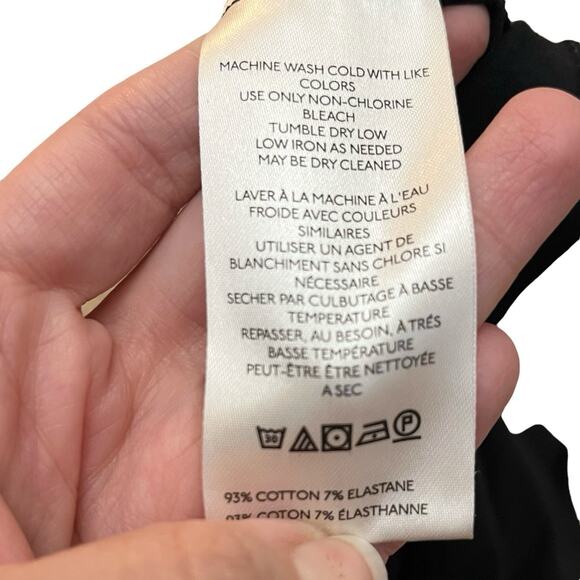 Free People We The Free Boatneck Muscle Tank Top Large Black Boho Minimalist - Picture 6 of 10